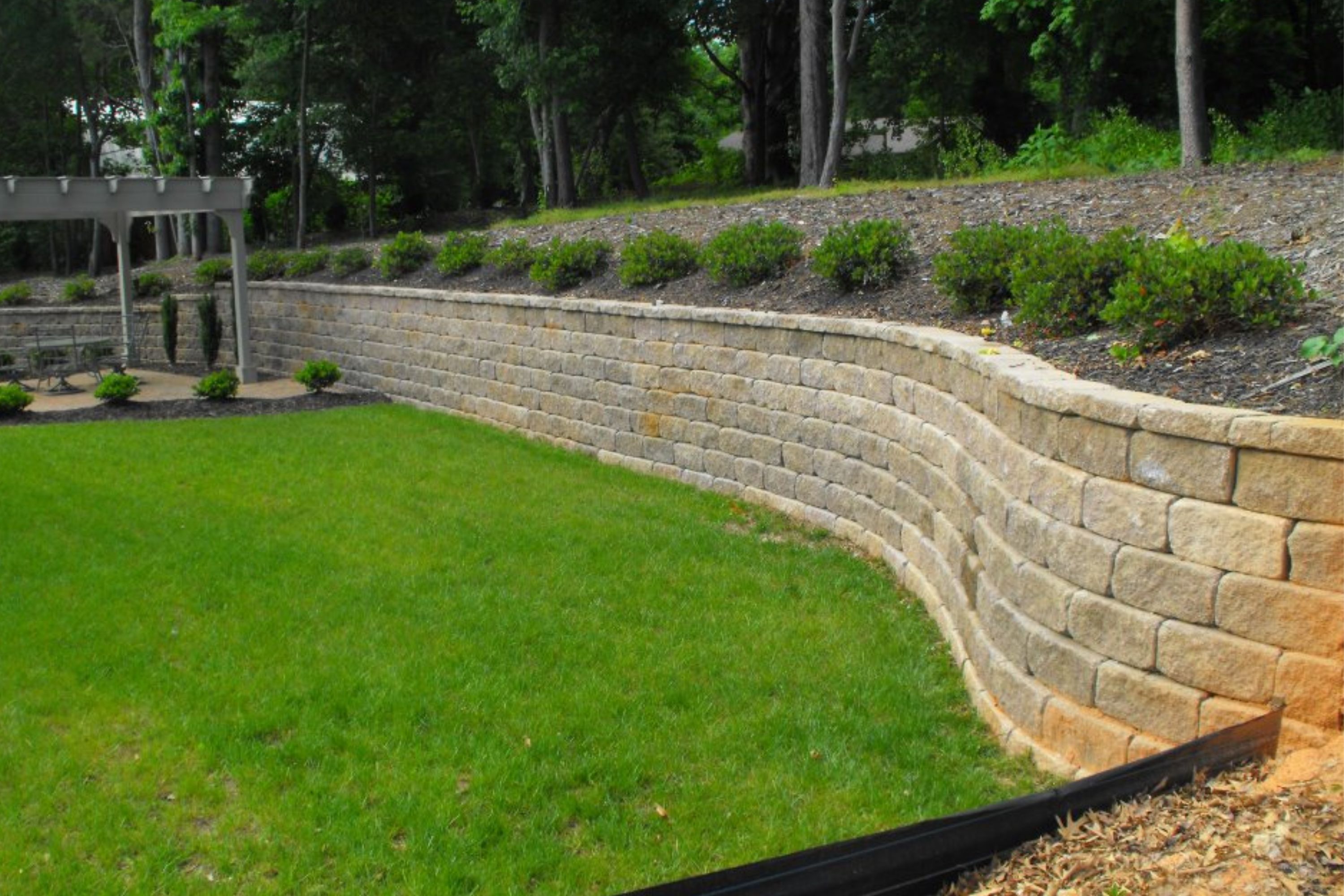 Lush green turf maintenance